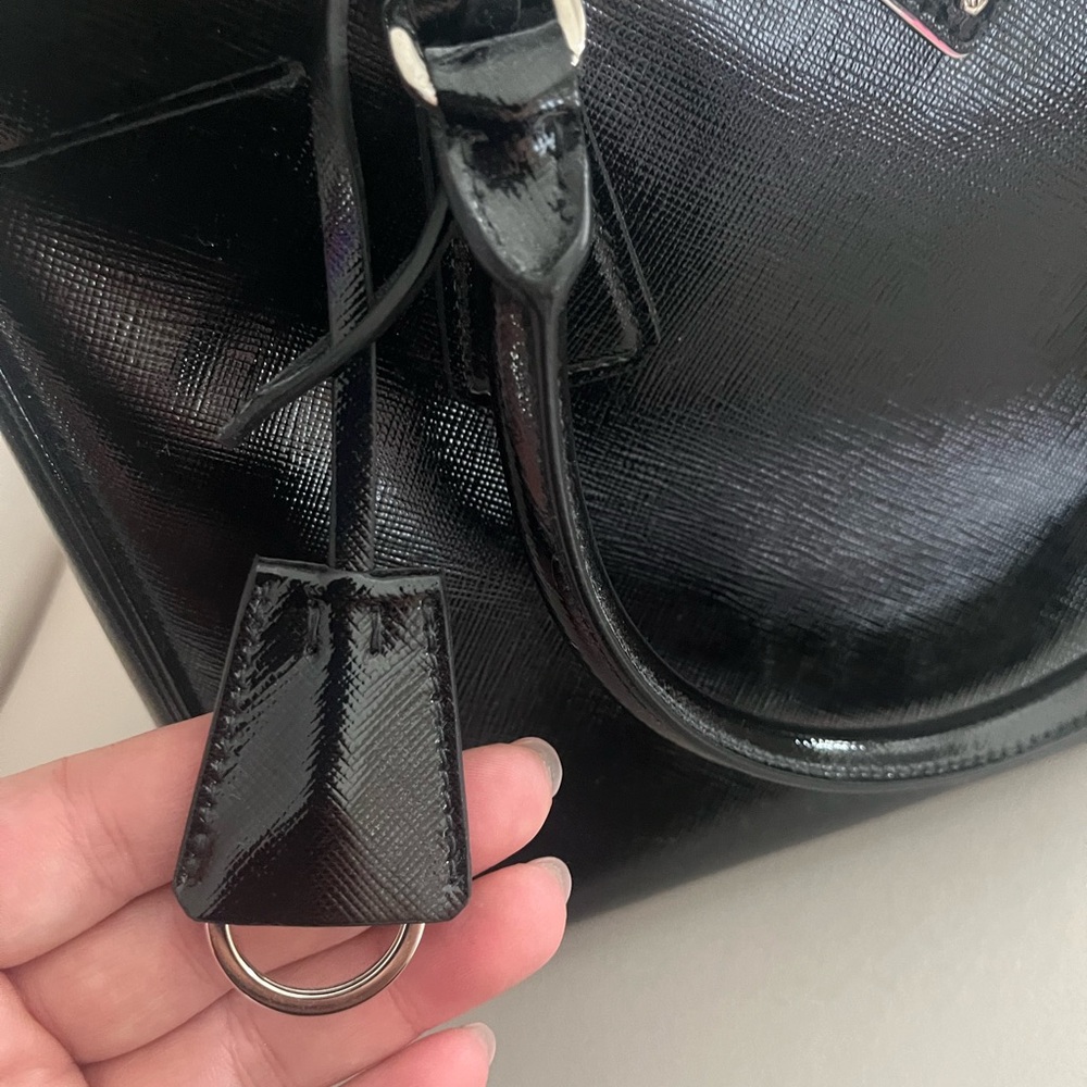 Prada Saffiano Galleria handbag - patent leather - Picture 7 of 15